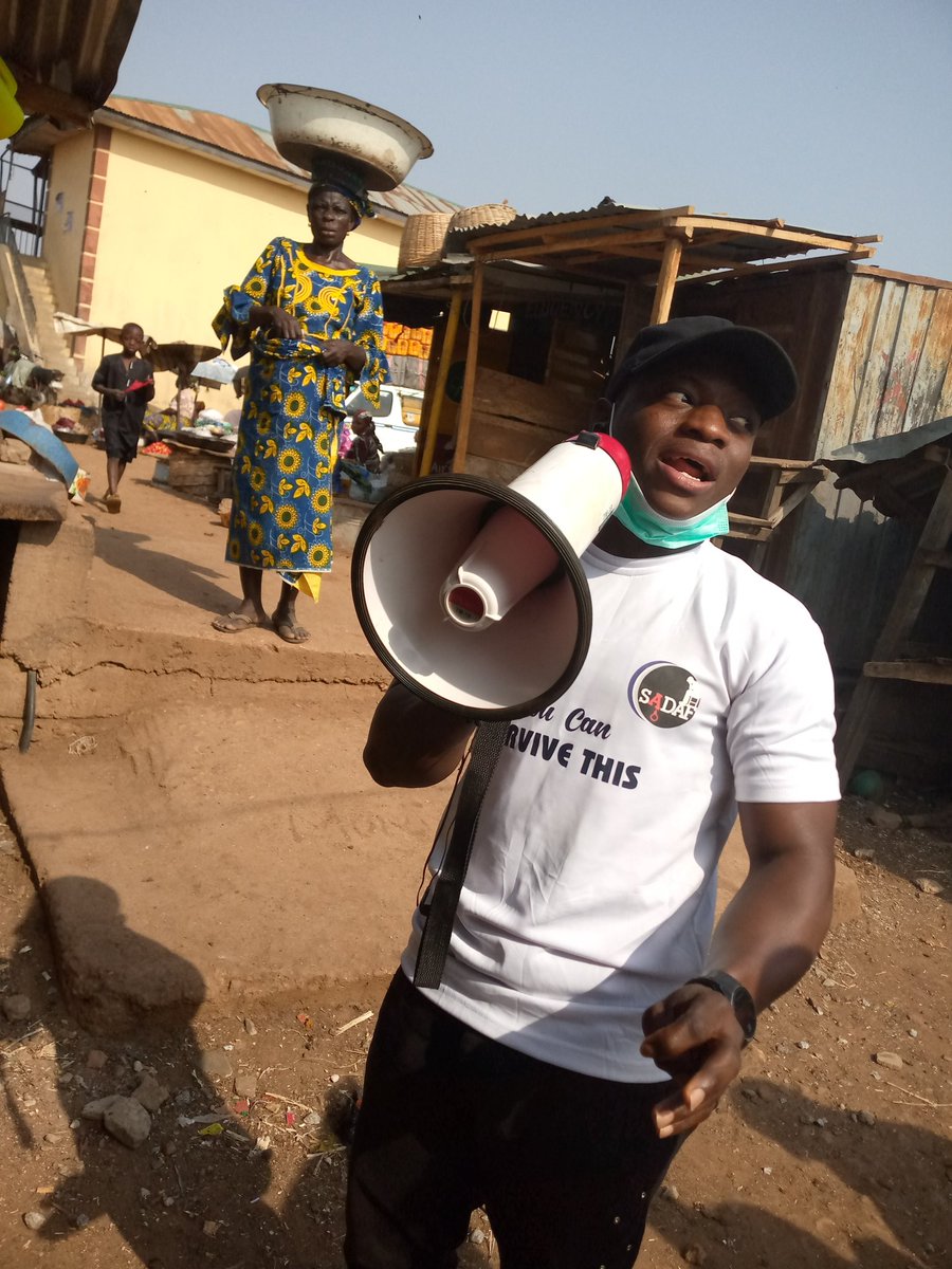 SadafFoundation's tweet image. *SERVICE TO HUMANITY IS THE BEST WORK OF LIFE*
kwara State Ministry of health and Young African Leader Initiative ( Yali Kwara) A Sensitization talk on Coronavirus and Lassa fever in the City of Ilorin ( *IPATA MARKET*).
#Beinformedaboutcoronavirus
#Yalikwara
#Sadaffoundation