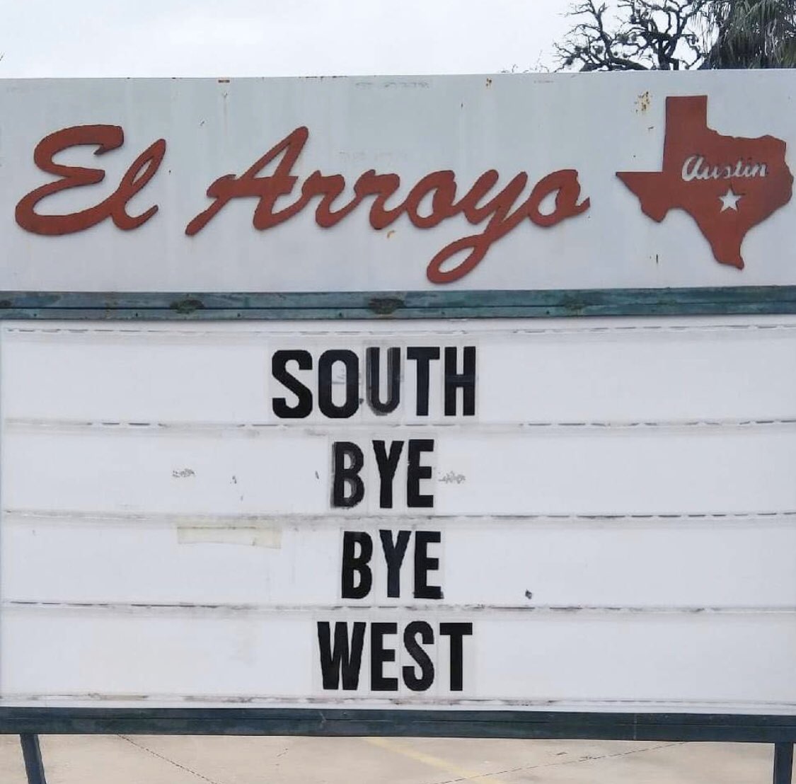 SXSW - you will be dearly missed! For those still coming to town, let’s make it a real Austin experience - when life gives you lemons... Mix them with Tito’s! Support our local businesses 🤘#ElArroyoATX #ElArroyoSign