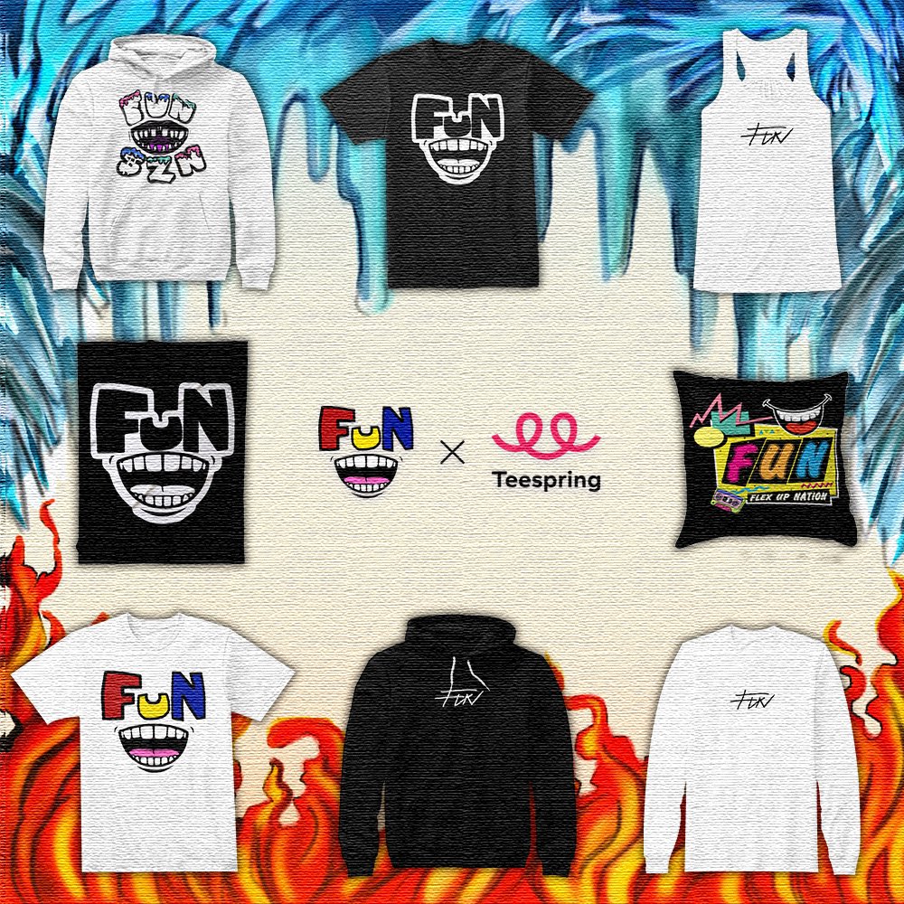 FlexUpNation's tweet image. ‼️FIRST DROP OF FUN‼️
We are proud to announce that we are officially dropping merch and will work with Teespring ❤️😁💙 Thank you for everyone that has stood with us till this point. 💕
There’s is merch for all sizes and ages! If there are any question please DM 📬 Link in BiO