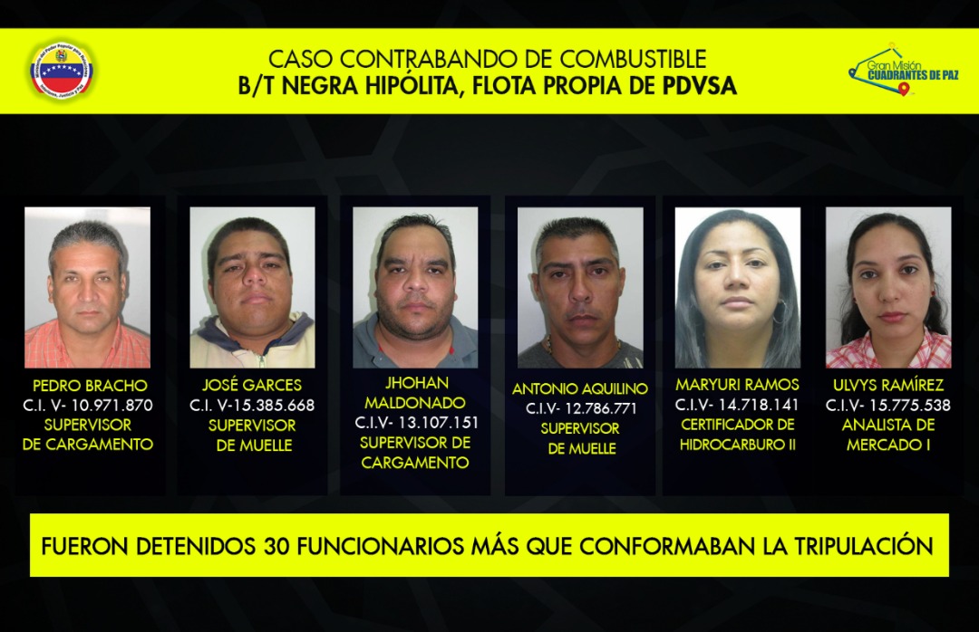 VTVcanal8's tweet photo. Detenidos más de 30 funcionarios de PDVSA por casos de corrupción y delitos contra la patria

#PuebloEnCombate

https://t.co/PZc31tGO7o https://t.co/RENcmHmjss