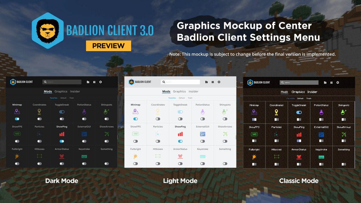 Badlion Client Twitterissa Are We The Center Of Your Attention Good Because We Have Some More Blc 3 0 News To Share Not Only Are We Offering More Modes In The New