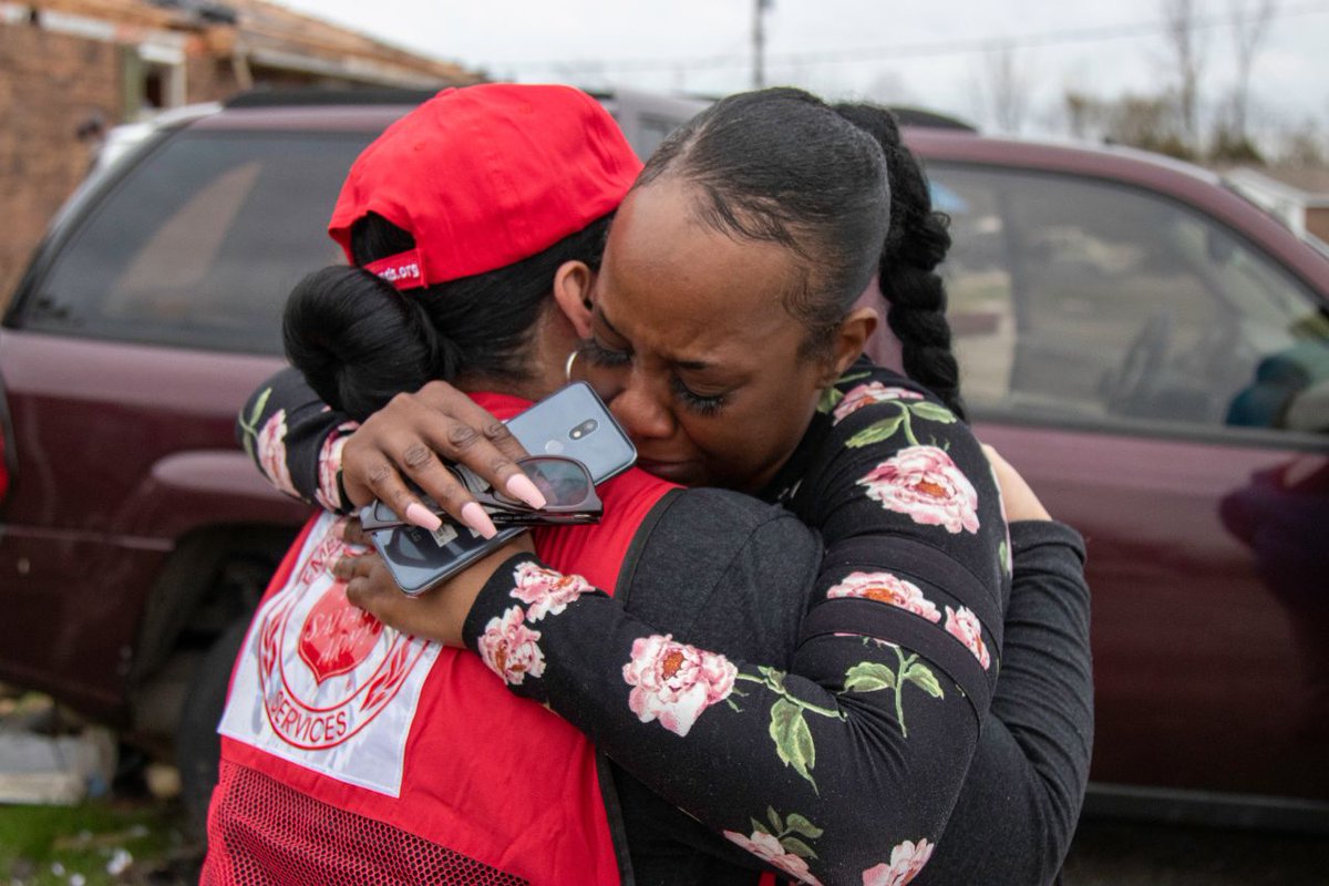 You can help The Salvation Army provide assistance to Middle Tennessee tornado survivors by giving at helpsalvationarmy.org - 100% of donations will be used to provide aid across middle Tennessee to survivors, rescue workers and to support long-term disaster recovery.