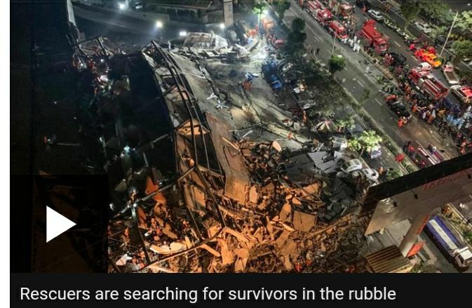 aadarshhimachal's tweet photo. चीन में एक और आफत,
कोरोना पीड़ितों का अस्पताल गिरा, कई दबे
About 70 people were trapped after a hotel being used as a coronavirus quarantine facility in the Chinese city of Quanzhou collapsed.
#China #HospitalCollapse
#Corona #CoronaVirusChallenge #CoronaVirusUpdate https://t.co/5O4RzgabfT