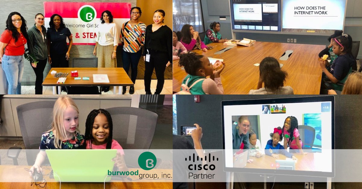 nicholeg514's tweet photo. Thank you to the @GirlScoutsGCNWI for joining the @BurwoodGroup #WomeninTech team at @Cisco Systems last week! They had the opportunity to experience #STEAM from awesome women in engineering. 
We hope you love #TechnologyEngineering as much as we do! 
https://t.co/haRwRNscCu https://t.co/IUcmcBPtPa