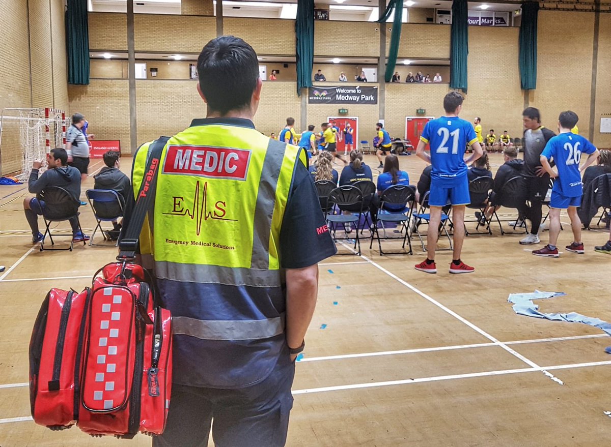 EmergencyMedSol's tweet photo. Day 2/3 providing #medic cover for @englandhandball with @MedwaySport https://t.co/azqHmwkcIM