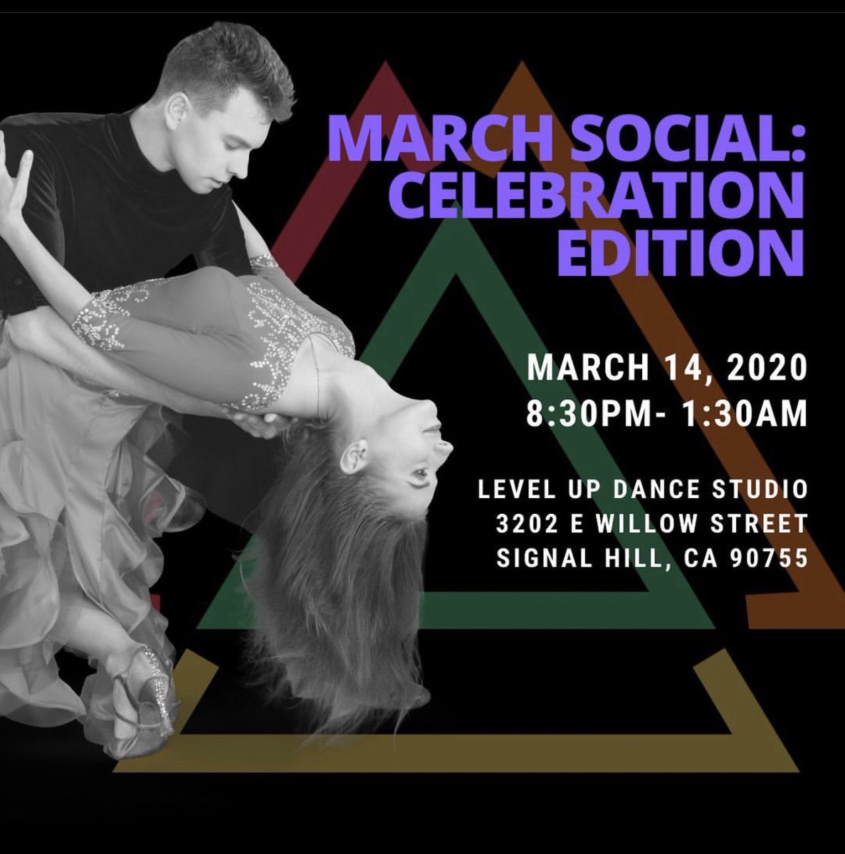 LevelUpLB's tweet image. Join us for our March social. Cover is $10 and includes salsa and bachata lesson! #dancing #salsalesson #nightlife #marchsocial #celebration #levelupdancestudio #bachata