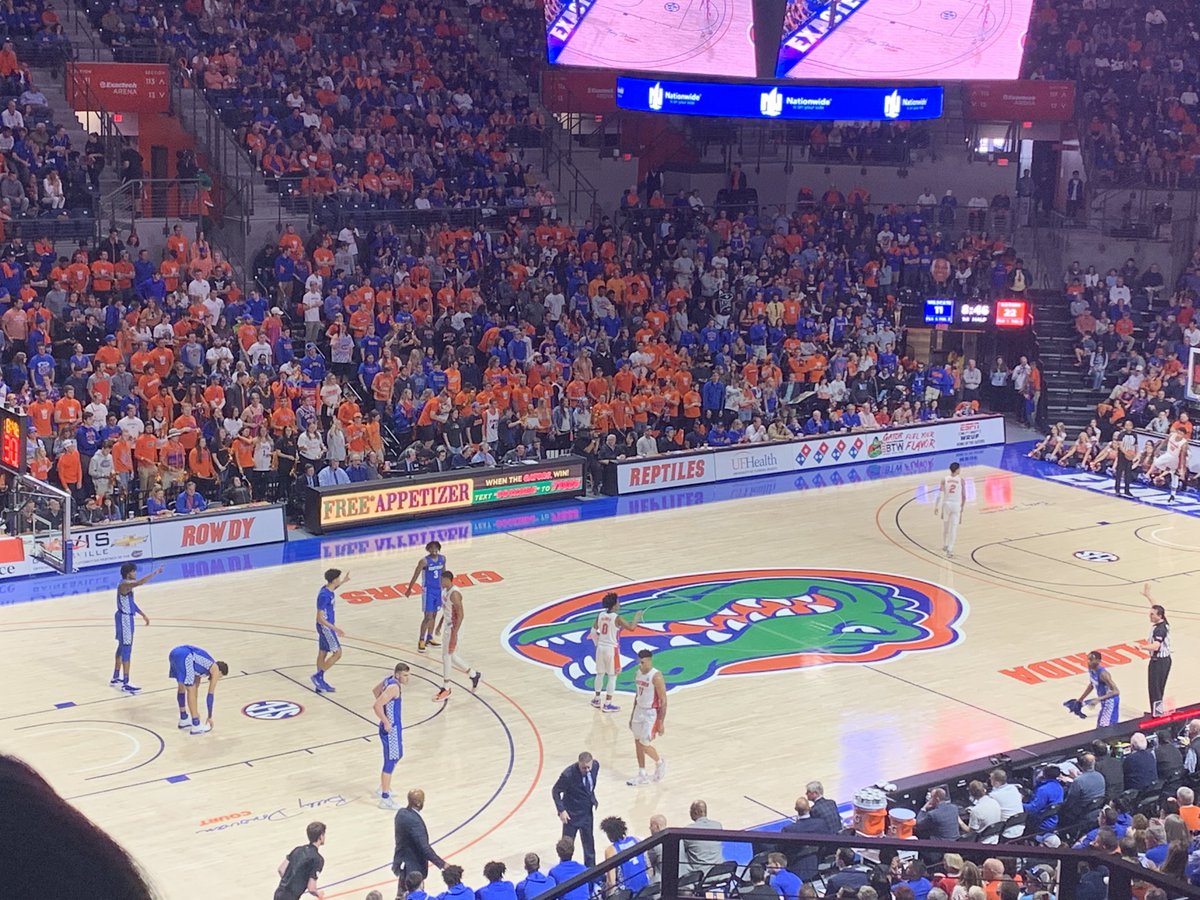 I’m in the building! Go Gators!