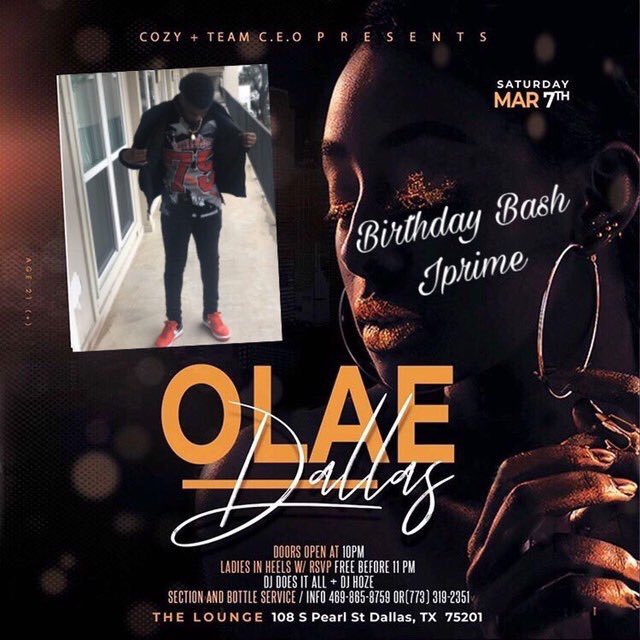 TheJprimetime's tweet photo. Today is the day๐๐พ๐๐พ๐๐พ
#DallasOLAE we litty tonight https://t.co/HClnCiyPQx
