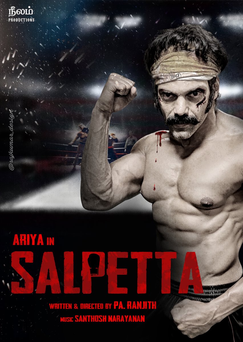 rajkumar_design's tweet photo. My design for @arya_offl all the best bro... @beemji Anna... @johnkokken1 @Actorsanthosh #paranjithfilm #arya30 #prelook #preplook @K9Studioz @Music_Santhosh @arya_fans_club @AryaTrends @sayyeshaa https://t.co/0tmiK4ANkM