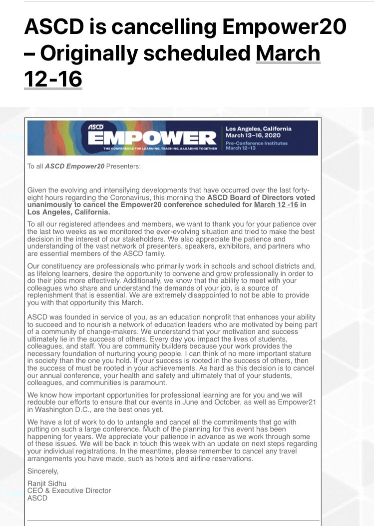 PaulForbesNYC's tweet image. #Empower20 is cancelled too