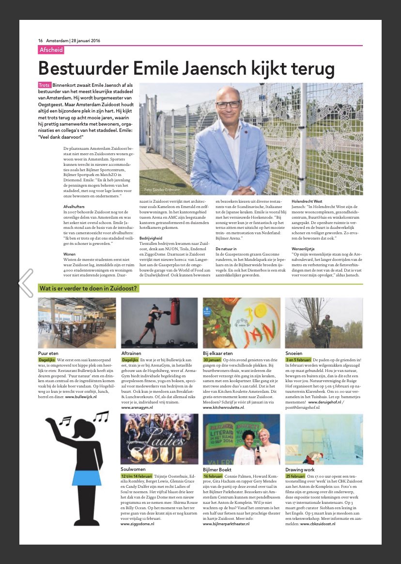 EmileJaensch's tweet photo. De aanleiding is ernstig maar het is bijzonder mezelf terug te zien in @leidschdagblad met foto van Sander Erdmann uit mijn tijd in @adamzuidoost #mandelapark https://t.co/rnWHiL8Shz