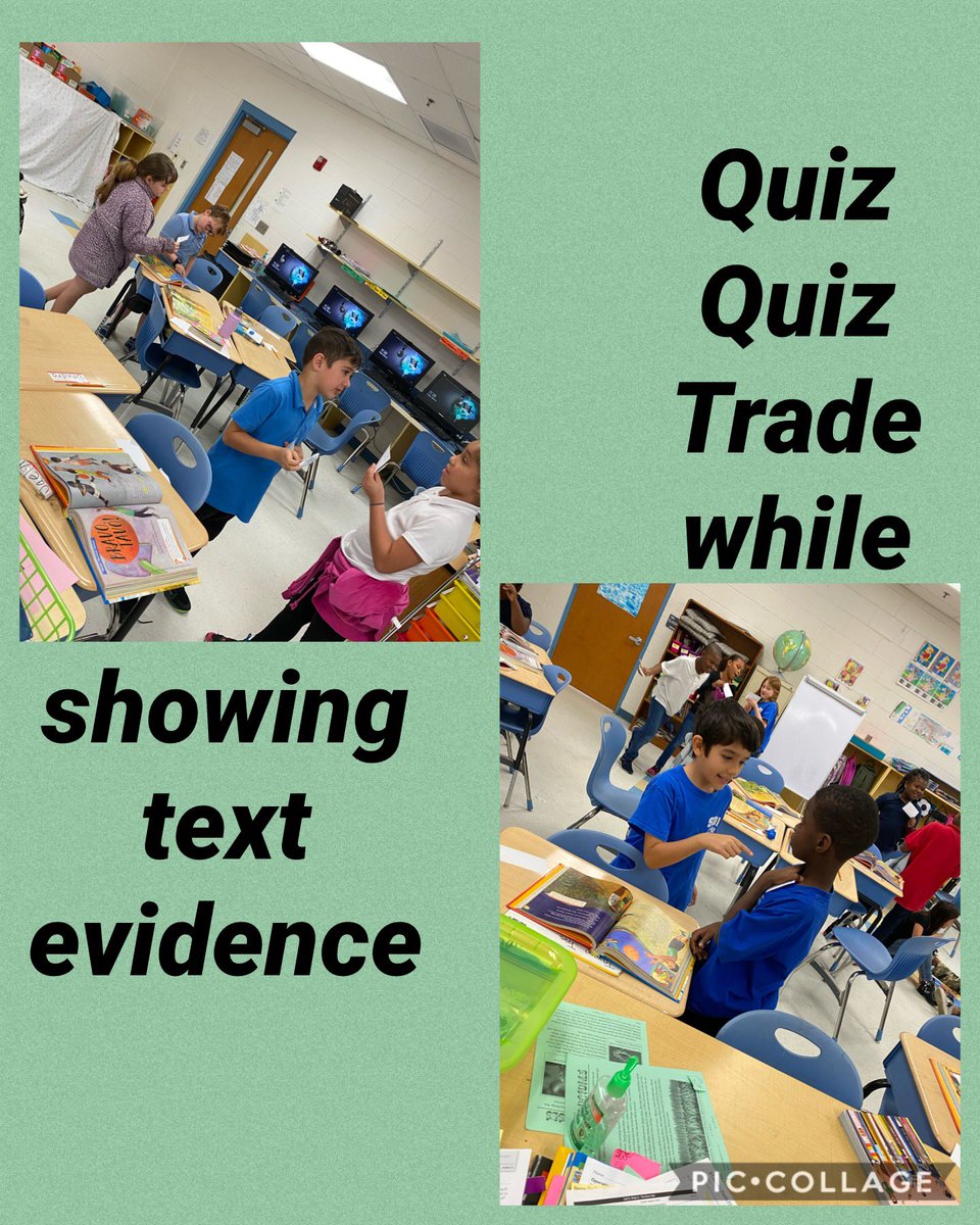 mariamaguire626's tweet photo. Instead of having students read the text and answer comprehension questions, they read and made their own questions to quiz their classmates! What amazing #collaboration and they used text evidence to defend their answers when they disagreed! Amazing #allengaged https://t.co/kgtHKnmgav