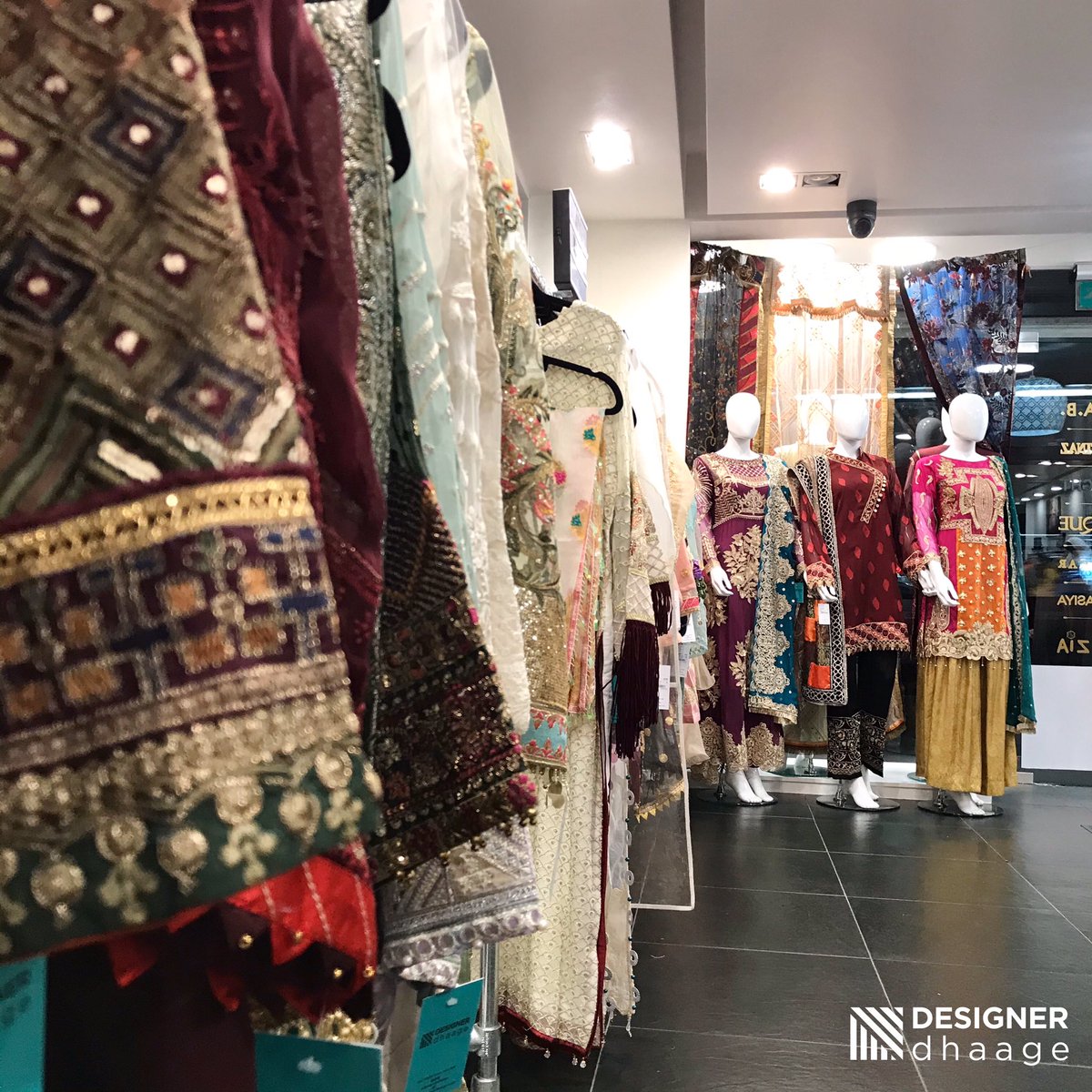 Pakistani Designer Dresses ✨ in London at Designer dhaage 🌷
* 
#pakistanidesignerdresses #pakistanifashion #pakistanidesignerwear #ilford #ilfordlane #greentstreet #southall #mariab #sanasafinaz #imrozia #baroque #gulwarun #limelight #london #pakistanstreetstyle