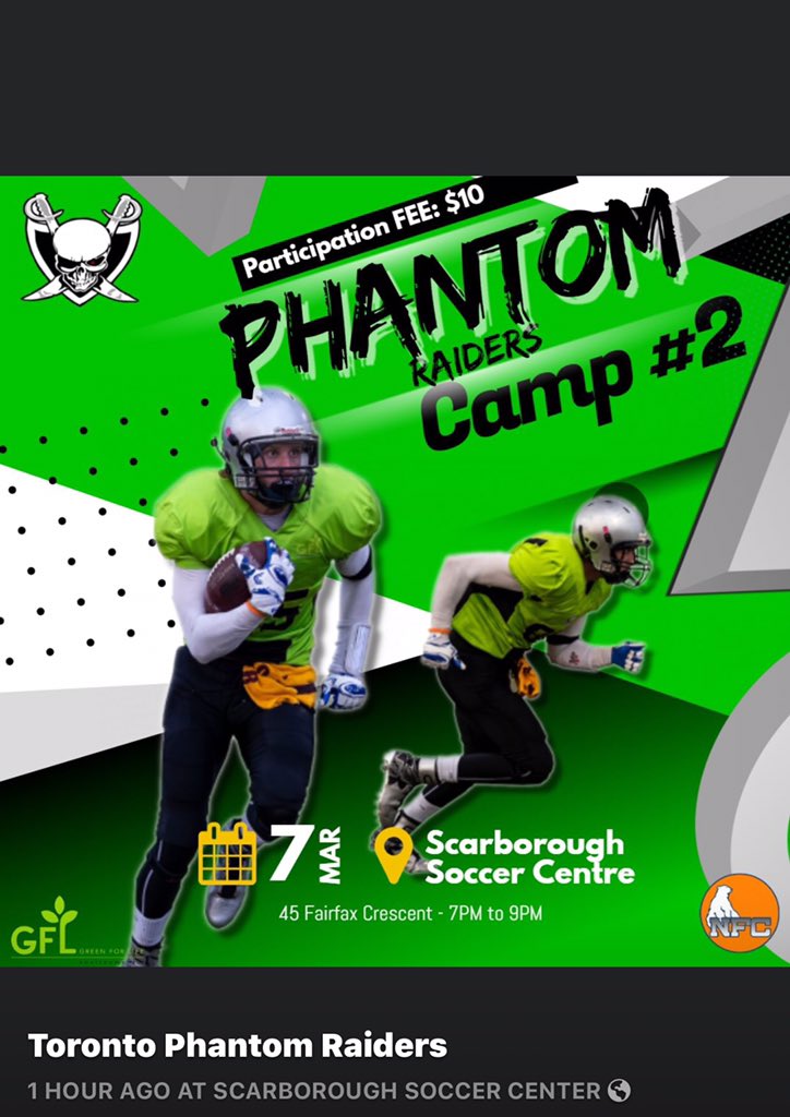 Toronto Phantom Raiders tweet media