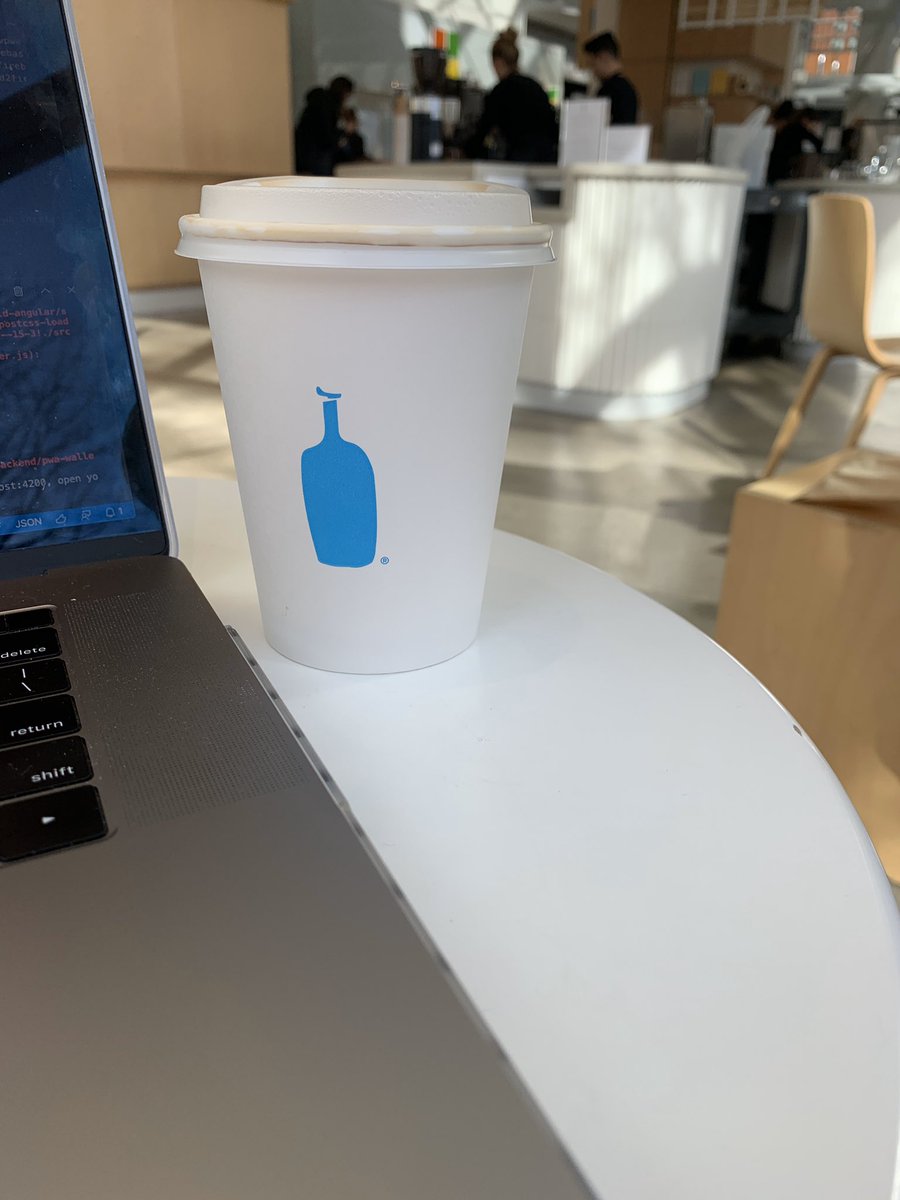 First <a href="/bluebottleroast/">Blue Bottle Coffee</a> didn’t disappoint—Three Africas with no milk or sugar for a true taste.