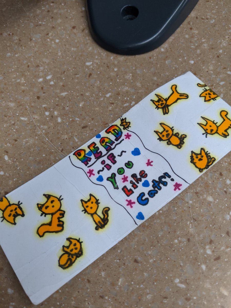 ElofAPL's tweet photo. Sounds good to me, little lost bookmark! #librarylostandfound https://t.co/4ZHq3ecd7r