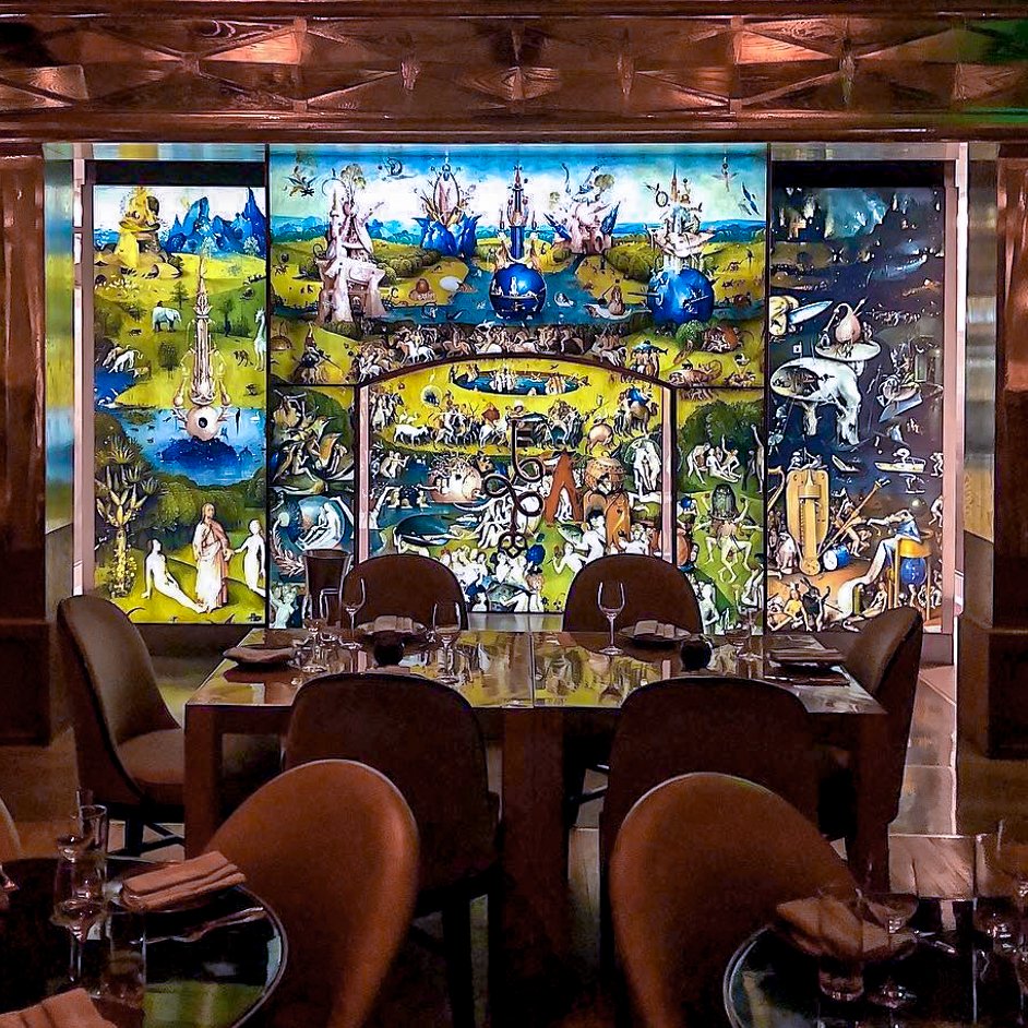 Enjoy your dinner with a side of art. 
Photo Cred: Hannah  Hausen