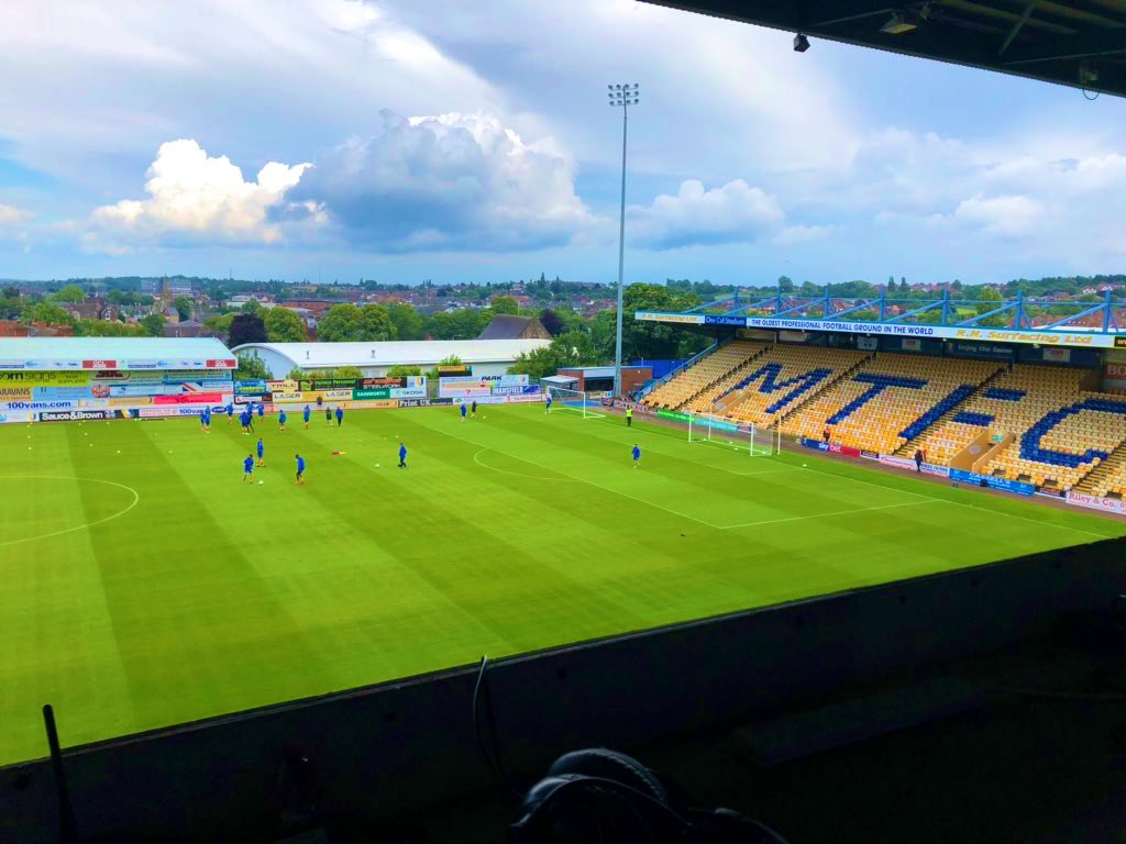 Just under a week away until we’re back at the One Call Stadium to provide #AudioDescription commentary! 🎙

We’re proud to support <a href="/cafefootball/">Mike Galactic</a> annual Week of Action as we make <a href="/mansfieldtownfc/">Mansfield Town FC</a> games accessible for all! 

Find out more here! 👇

alanmarchsport.com/audiodescripti…