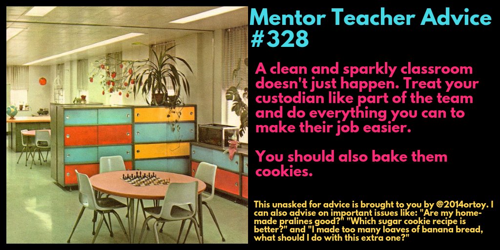 2014ORTOY's tweet photo. Why, yes, I do have suggestions on how to keep your classroom cleaner. Thank you  for thinking about asking! @nnstoy @NEAFoundation @HundrEDorg @Ed_CivilRights @oregoneducation @ORDeptEd @ORDeptED_Colt @ORSTOY1 https://t.co/heIBEALIfG