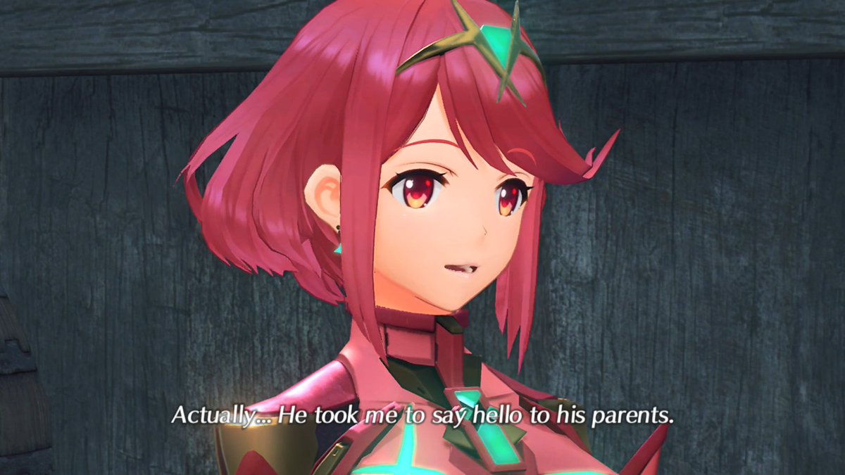 There are plenty of hints up to this point that show how sad Homura and Hikari are about what happened 500 years ago but Chapter 5 is where you really see how bad it is. Because of that I was sold on Homura's character for the long run.  #Xenoblade2