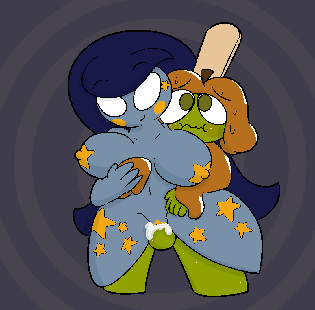 KrabbshackNSFW's tweet photo. A request from my friend @t_shirtless of their star girl and my caramel apple boy, Core https://t.co/pWAnb1BXhP
