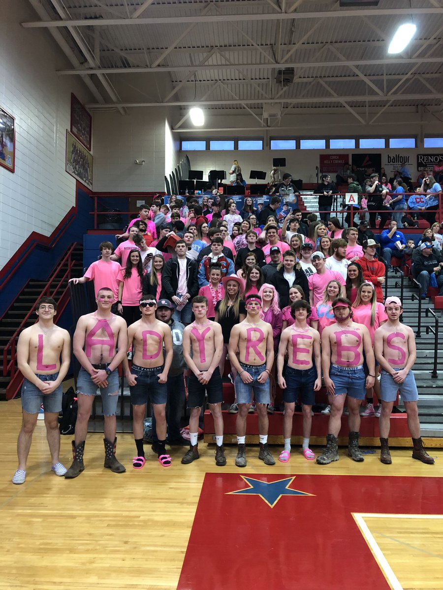 Ready to cheer on our Lady Rebs all pinked out! 💞 #LadyRebsRule #RebelsRise