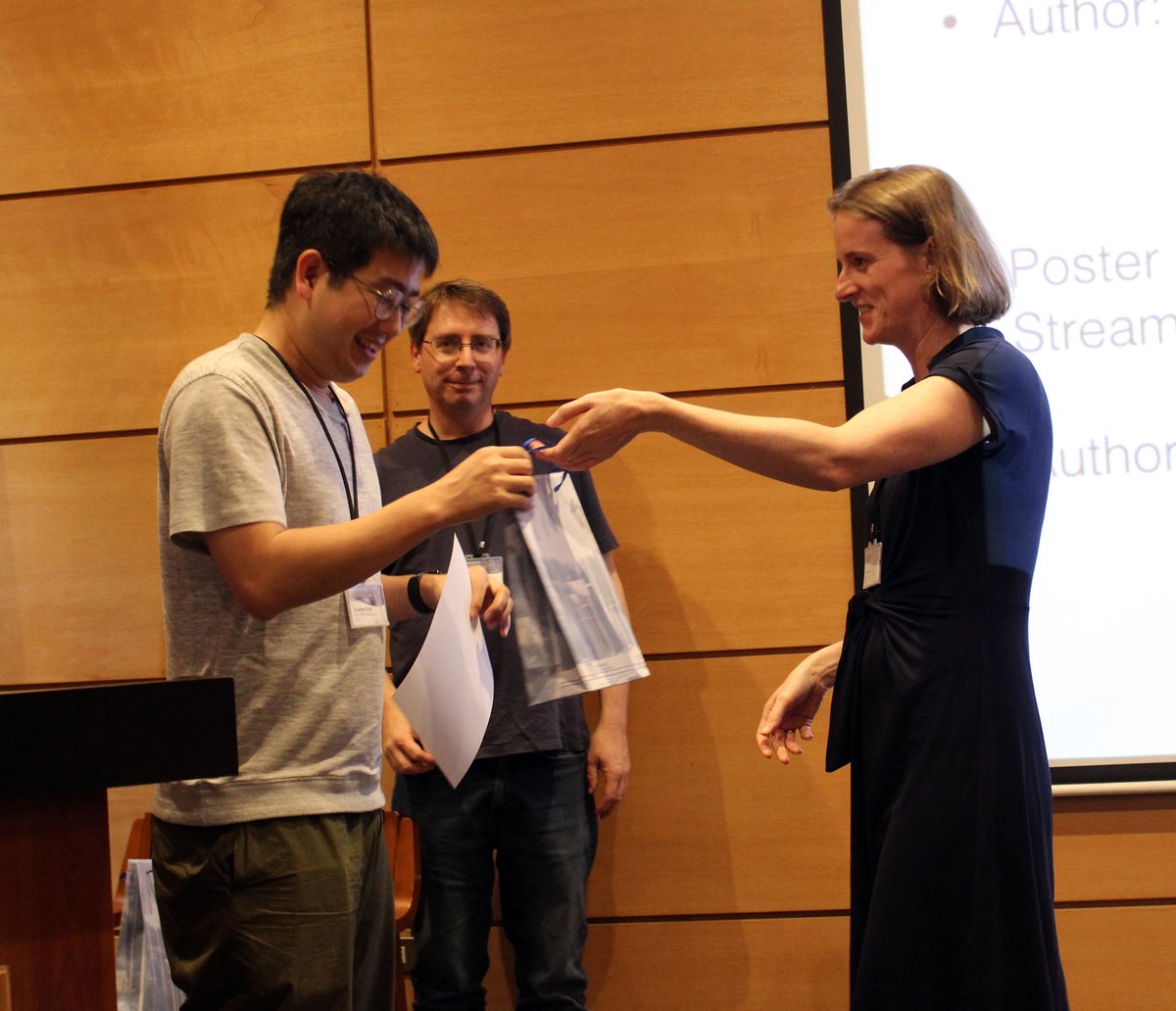 DominikSchleic1's tweet photo. Poster prize #FirstStarsVI: Second prize for Hyunbae Park: "Impact of the Baryon-Dark Matter Streaming Motion on the Epoch of Reionization" https://t.co/LoO7zmAIJ4
