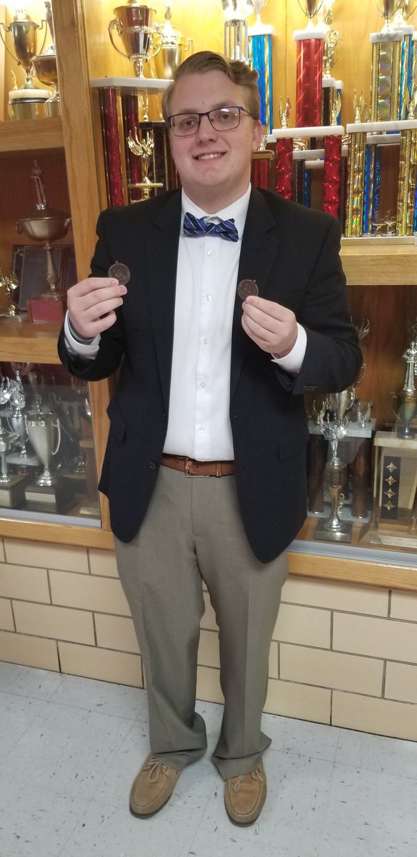 SaderSpeech's tweet photo. Sam Bruce finishes 4th in Radio,  one spot shy of advancing to state, and 5th in Extemporaneous Speaking! Thank you for your hard work and dedication!#SaderStrong @heliascatholic https://t.co/Qto6oaUeg9