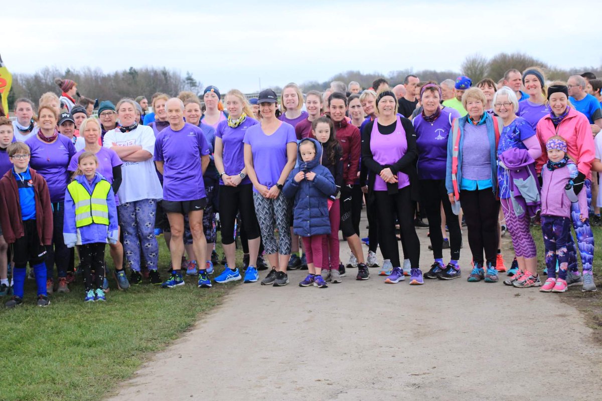 Cattrkparkrun's tweet photo. Well we asked you to come in purple today for #IWD2020 #IWDparkrun and you did not disappoint! Well done to everyone who joined us today, a brilliant effort from all! And thanks again to  @NorthYorksSport for the #ThisGirlCan t-shirts! https://t.co/QTd9Yv5eyQ