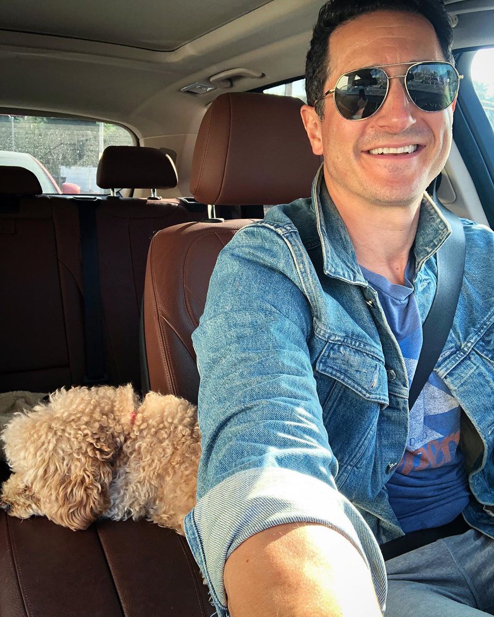 CristelAng's tweet photo. #SashaRoiz Desert 🌵 road trip with my sleepy copilot. PalmSprings 
https://t.co/llLE1rfrwW https://t.co/ST7ex9GCNO