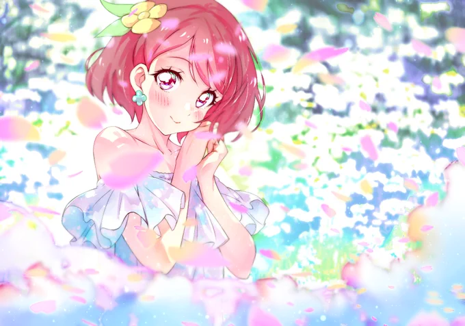 あたらしい季節をゆく
たそがれがそっと肩をたたくから
この小さな息づかいも
遠い誰かにつながるように
#花寺のどか生誕祭 #キュアグレース生誕祭
#nitiasa #precure #ヒープリ 
