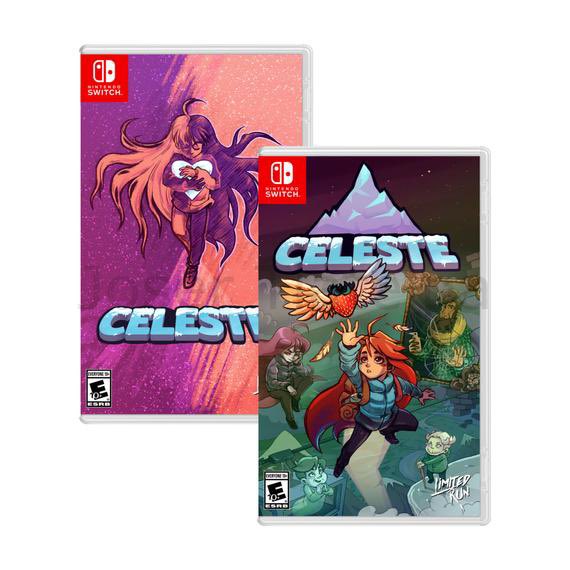 hades_stwin's tweet photo. Hello @LimitedRunGames What is the difference between the two versions of Celeste for switch outside the box art? https://t.co/rSut53HU8j