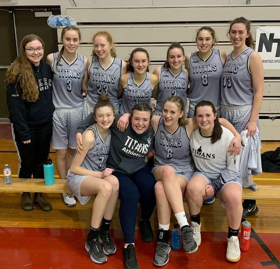 AthleticsNkec's tweet photo. Can you say two, YES two NKEC teams playing in provincial finals tomorrow.

Varsity boys defeated Sommet

Varsity girls defeated BEC 
68 - 49 
#wethenortheast https://t.co/HxoGGlBx4Y
