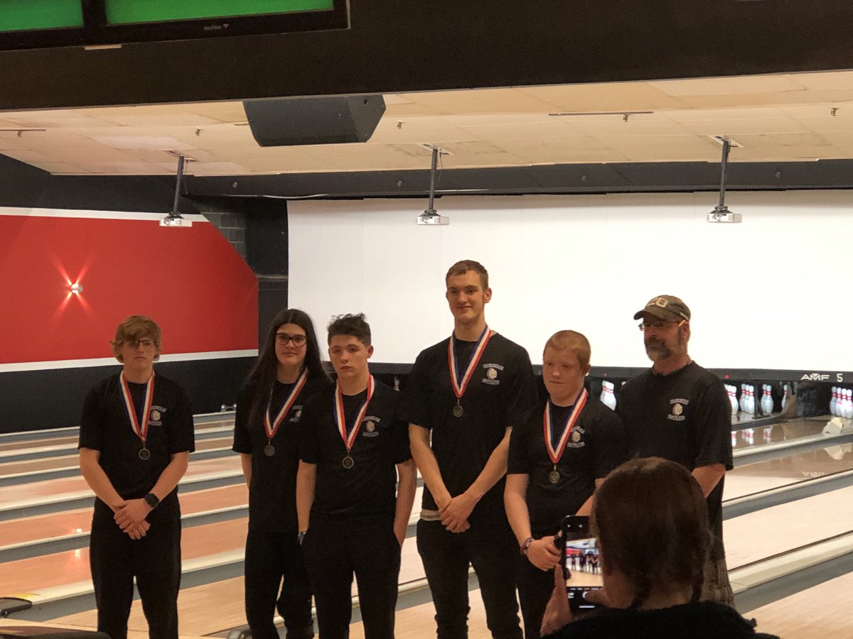 NessacusRMS's tweet photo. Congratulations Wahconah Bowling for coming in 2nd in the State Bowling tournament.  Go Blue! https://t.co/0Ngm6JV9ST