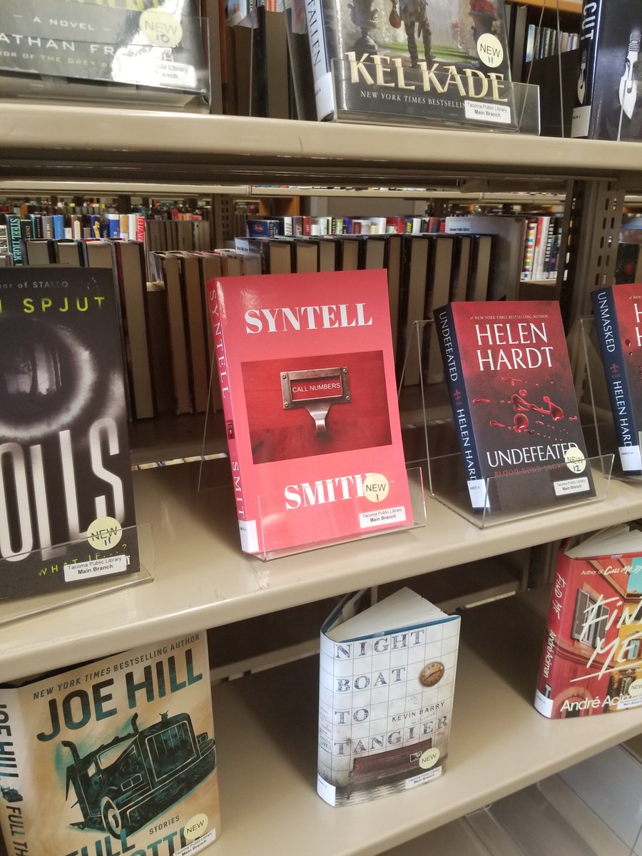 SyntellSmith's tweet photo. OMG, a patron at the Tacoma Public Library found my book and took pictures! Displayed in the New Books section!!! An honor!!! Thank you @TacomaLibrary thank you for believing in my dream! #CallNumbers #SyntellSmith #MyBookisinalibrary #writingcommmunity #WritingGoals #writing https://t.co/XJcxMb8yN9