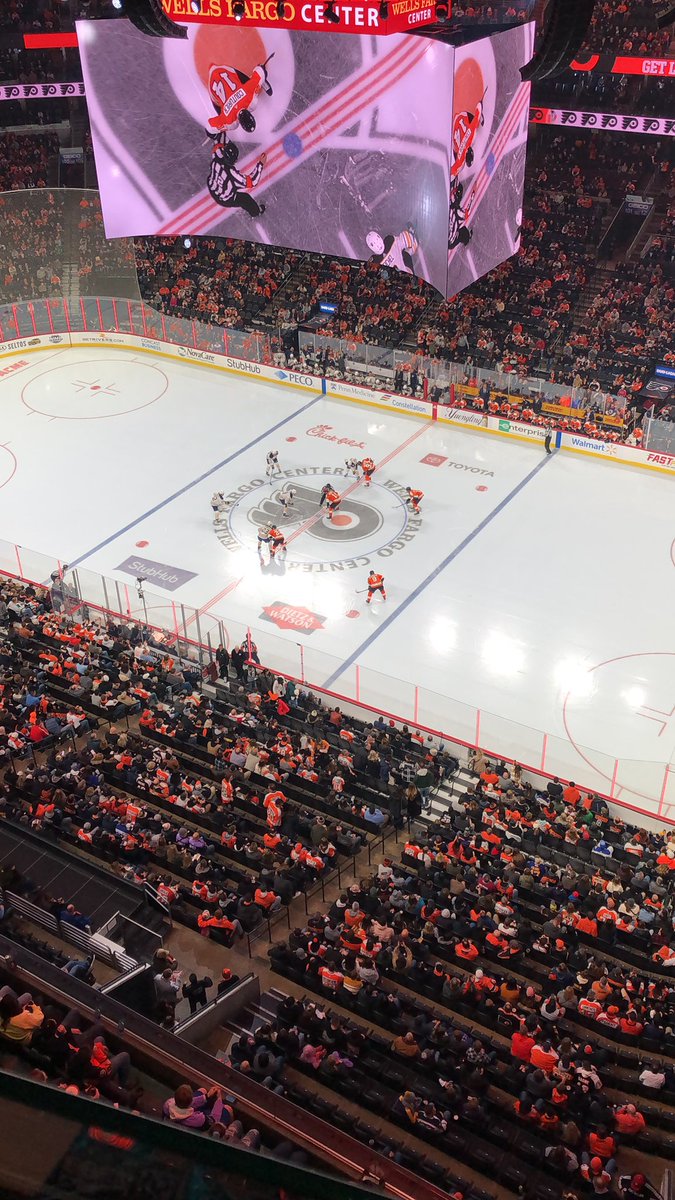 Match mellan Flyers och Sabres👍