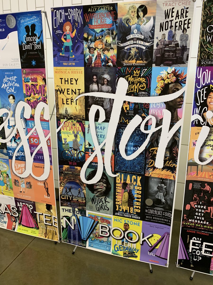 What a great day at North Texas Teen Book Festival! Excited to order these amazing middle grade and young adult titles for our students! #NTTBF2020 #endlessstories