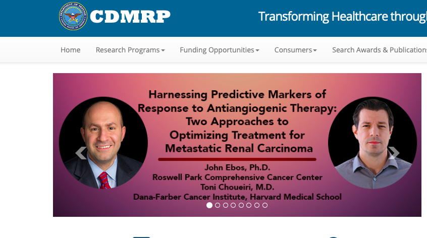 DrChoueiri's tweet photo. THANK YOU @CDMRP for highlighting #KidneyCancer research @DanaFarber with @XShirleyLiu &amp; @RoswellPark with @EbosLab looking at 2 approaches aimed at harnessing predictive markers of response to antiangiogenics in metastatic RCC https://t.co/qF98GeYEZm https://t.co/B2B3jY2LKv