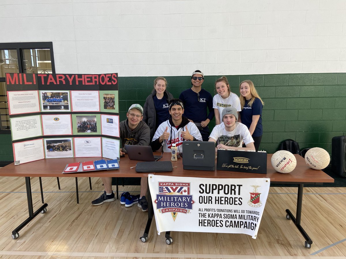 SNCKappaSigma's tweet photo. @KappaSigmaHQ Our brothers took part in our annual #volleyforvets Philanthropy event for #MilitaryHeroes Thanks for coming out everyone! #aekdb https://t.co/FMOxgtmCWB