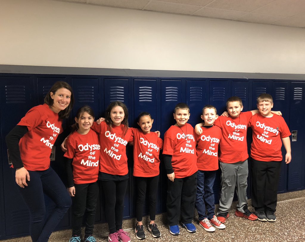 MrsSzk's tweet photo. Odyssey of the Mind tournament today!! #teamworkmakesthedreamwork @rrozzi @WESMarauders @WCSMarauders https://t.co/kGldQ4DucZ