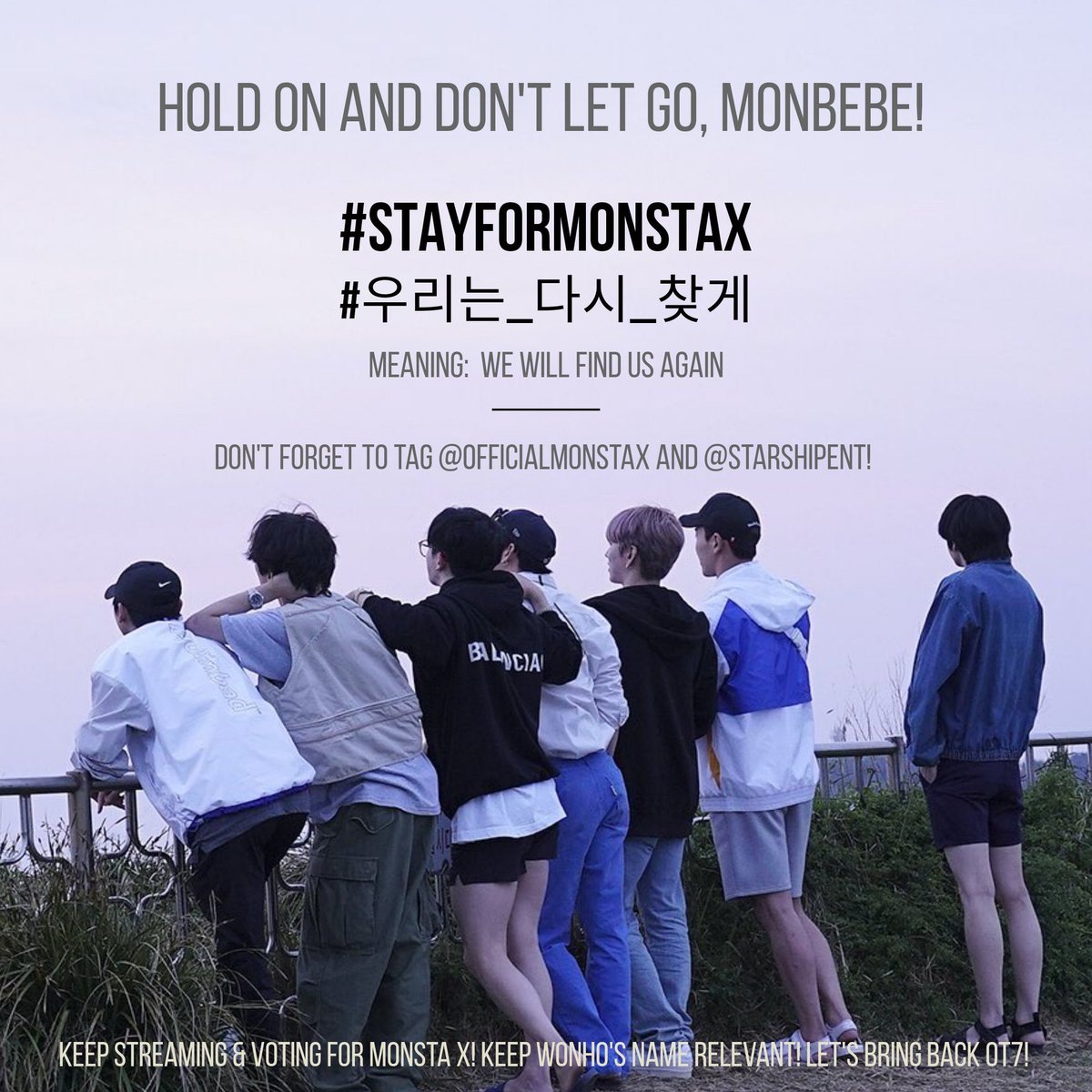 2020030812am KST onwards238th Hashtags @OfficialMonstaX  @STARSHIPent  #StayForMonstaX #우리는_다시_찾게 469 official protest Hashtags