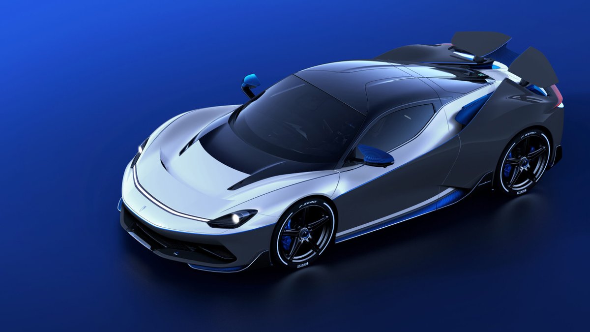 AutoEVUK's tweet image. Pininfarina has launched their new limited edition Battista called the Battista Anniversario. Only 5 will be made, with more carbon, a new paint scheme and some other minor improvements over the "standard" hyper car

#gims #pininfarina #electriccars #ev #autoev