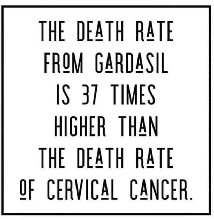 freedom_writes's tweet image. 95% of women who get HPV, never get cervical cancer. Yet, all over the US, they’re trying to mandate this toxic va((ine. #FollowTheMoney #WhereIsTheLogic