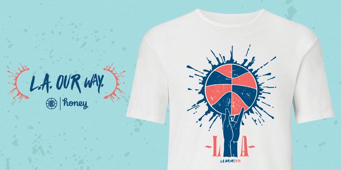 Retweet for a chance to win a limited edition Never Made x Honey x @laclippers t-shirt!  &ldquo;There should<a href="/tag/laourway"class="tags"><span>#laourway</span></a>