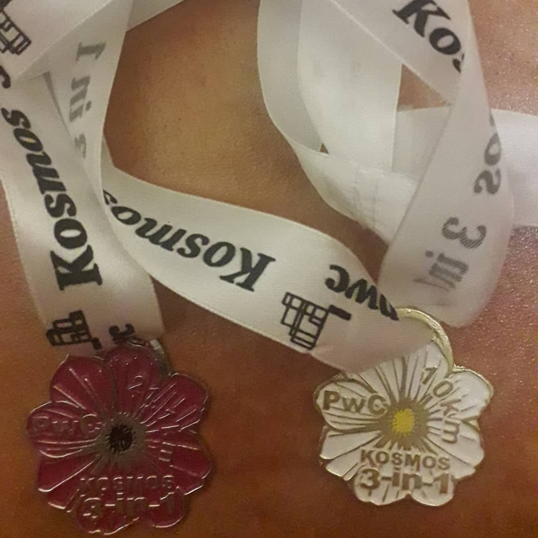 MbaliDhalmini's tweet photo. PwC Kosmos 3 in 1.  Ran the half marathon and 10km..

#RWFL_Middelburg 
#RunWalkForLife 
#runforlife 
#runningwoman 
#runnergoals
#fitlife 
#fitnessgoals 
#flab2fit 
#fortheloveofrunning
#FetchYourBody2020 https://t.co/U8ydFirgg6