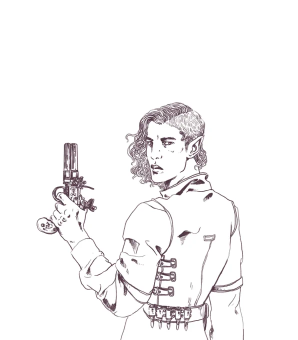 I've been getting a bunch of gunslinger commissions lately, I'm really enjoying them 
