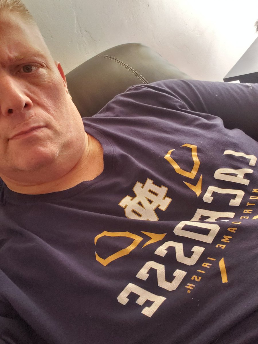 JAK0107's tweet photo. Sportin my @NDlacrosse gear, only to find out my cable company isn't airing the game. I'm disturbed, as pictured.
#GoIrish Beat Denver
#LAX2TheMax https://t.co/IwkGZSDvhe