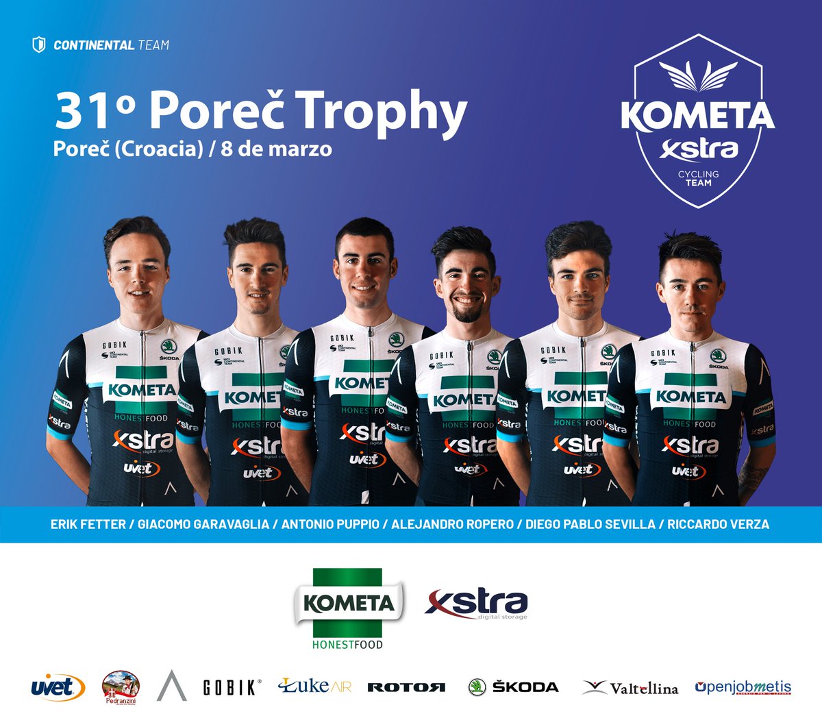 0xRogueAlpha's tweet photo. Good Luck Guys!! #porectrophy #ciclismo #cycling #cyclingtips #gobik #gobikprocycling #rotor #abikes #valtellina #kometa #uvet #skoda #lukeair #pedranzini #openjobmetis #kometaxstracyclingteam #xstra #xstradigitalstorage #fundcontateam #quererespoder💪 https://t.co/HRCokfcsSm