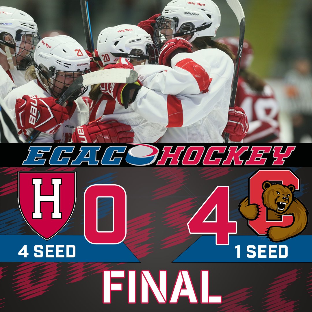 ecachockey's tweet image. 🐻🔴MOVING ON🔴🐻

@CornellWHockey gets a pair of goals EACH from Maddie Mills and Kristin O'Neill to claim their spot in the 2020 ECAC Hockey Women's Championship‼️

#ECACHockeyPlayoffs #YellCornell