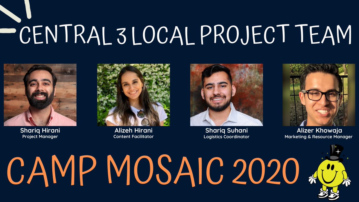 CampMosaic's tweet photo. And lastly, here are our Local Project Teams for Central!!! We’re so so so excited to kick off this camp season with our 13 MAGICAL LPTs! Wishing all of them the best of luck ✨
#TheFutureIsMagic #CampMosaic2020 https://t.co/qoOqcwjE34